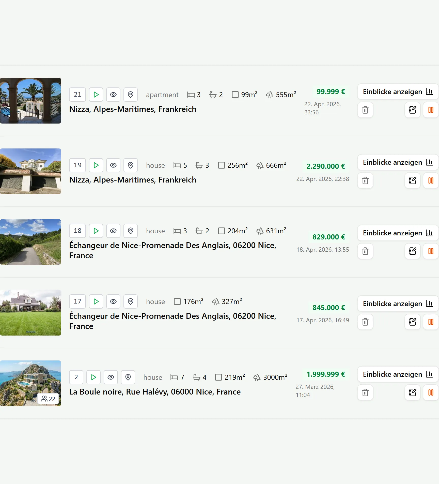 Meine Immobilien